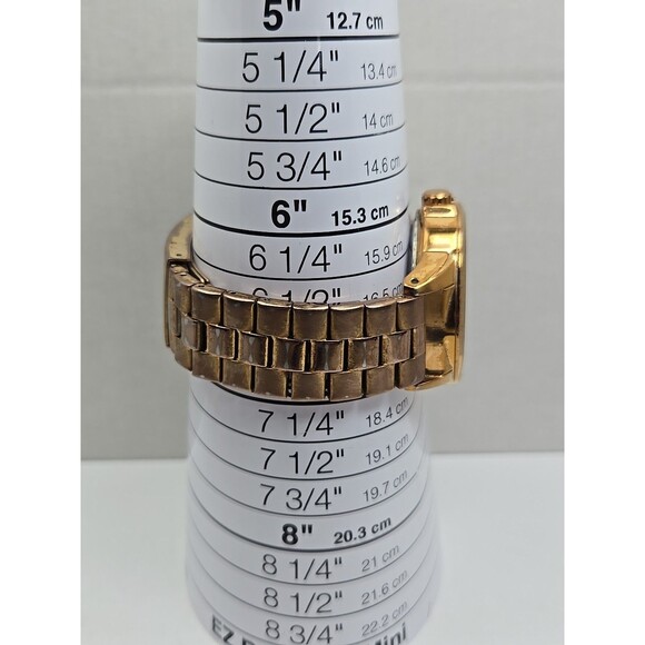 Fossil AM4334 Maddox Rose Gold MOP Dial Day Date Watch New Battery Womens 10 ATM main image 4